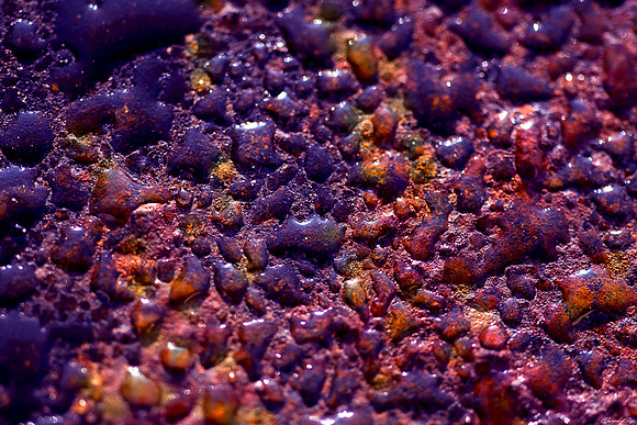 Rusted droplets